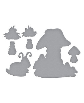 Spellbinders Toadstool Tales Etched Dies (S7-253) (OUTLET)