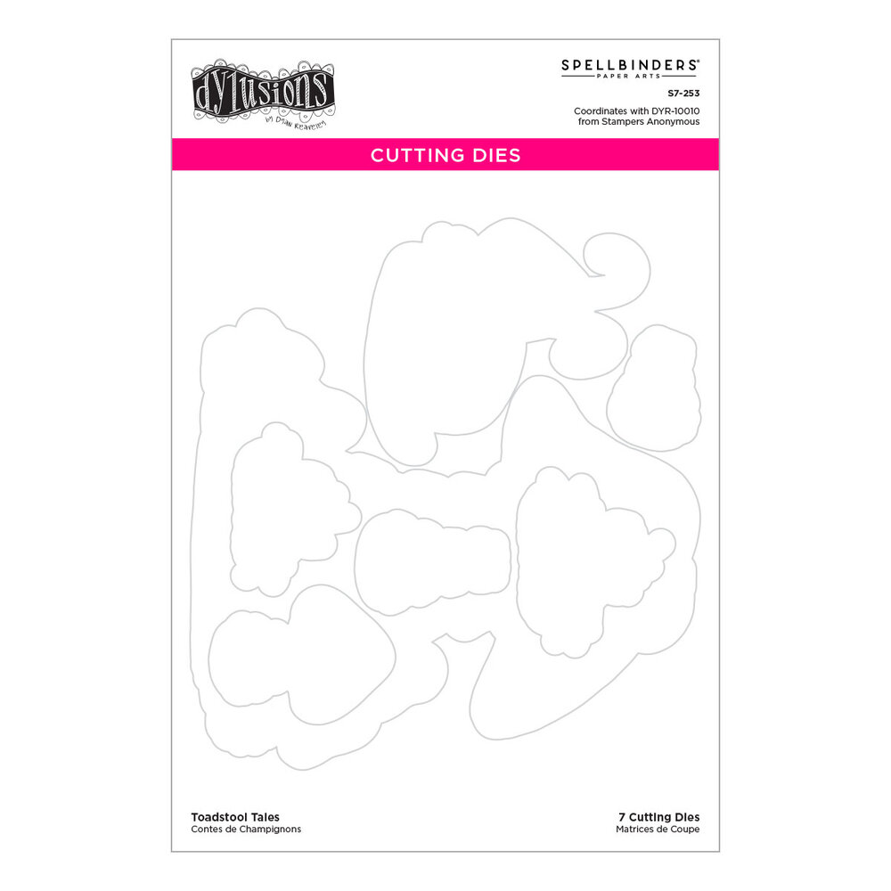 Spellbinders Toadstool Tales Etched Dies (S7-253) (OUTLET) Spellbinders Toadstool Tales Etched Dies (S7-253) (OUTLET)