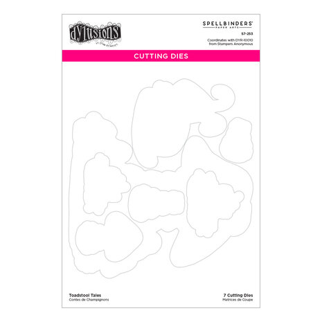 Spellbinders Toadstool Tales Etched Dies (S7-253) (OUTLET) Spellbinders Toadstool Tales Etched Dies (S7-253) (OUTLET)