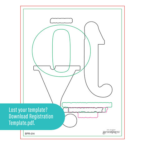 Spellbinders Color Mix Joy Registration Press Plates (BPR-014) (DISCONTINUED) Spellbinders Color Mix Joy Registration Press Plates (BPR-014) (DISCONTINUED)