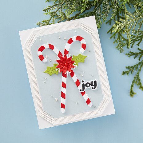 Spellbinders Candy Canes and Holly Etched Dies (S4-1373) Spellbinders Candy Canes and Holly Etched Dies (S4-1373)