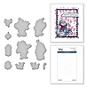 Spellbinders Sketched Santas Etched Dies (S6-241) (DISCONTINUED) Spellbinders Sketched Santas Etched Dies (S6-241) (DISCONTINUED)
