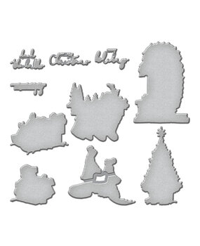 Spellbinders Sketched Christmas Etched Dies (S7-257) (DISCONTINUED)