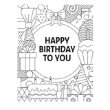 Spellbinders Birthday Bash Press Plate & Die Set (BP-196) (DISCONTINUED)