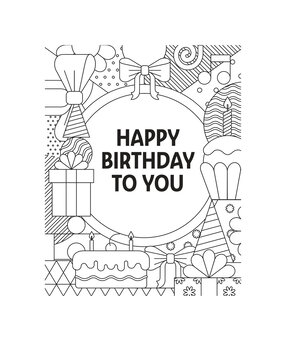 Spellbinders Birthday Bash Press Plate & Die Set (BP-196) (DISCONTINUED)