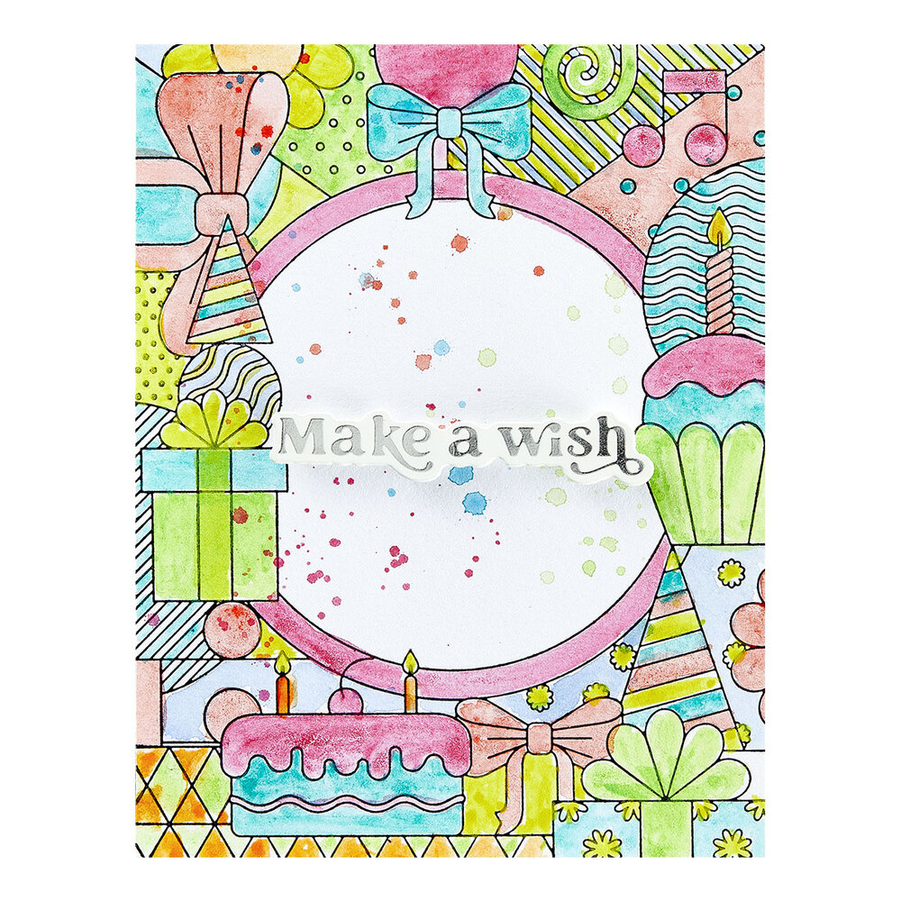 Spellbinders Birthday Bash Press Plate & Die Set (BP-196) (DISCONTINUED) Spellbinders Birthday Bash Press Plate & Die Set (BP-196) (DISCONTINUED)