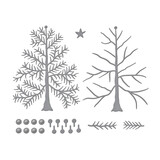 Spellbinders Faux Embroidered Spruce Etched Dies (S4-1365)