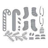 Spellbinders Faux Embroidered Stockings Etched Dies (S3-519)