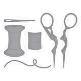 Spellbinders Needleworker Tool Kit Etched Dies (S2-381)