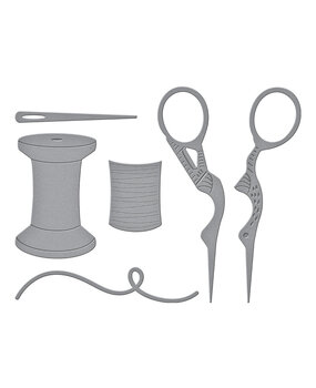 Spellbinders Needleworker Tool Kit Etched Dies (S2-381)