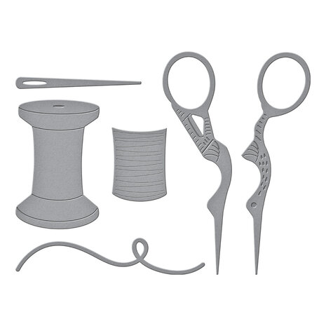 Spellbinders Needleworker Tool Kit Etched Dies (S2-381)