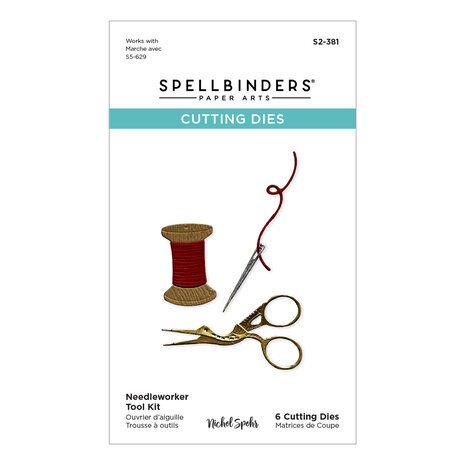 Spellbinders Needleworker Tool Kit Etched Dies (S2-381) (DISCONTINUED) Spellbinders Needleworker Tool Kit Etched Dies (S2-381) (DISCONTINUED)