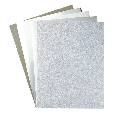 Spellbinders Silver Assortment 8 1/2x11 Inch Treasured Cardstock (15pcs) (SCSP-002) Spellbinders Silver Assortment 8 1/2x11 Inch Treasured Cardstock (15pcs) (SCSP-002)