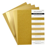 Spellbinders Gold Assortment 8 1/2x11 Inch Treasured Cardstock (15pcs) (SCSP-001)