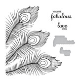 Spellbinders Fabulous Feathers Press Plate & Die Set (BP-191) Spellbinders Fabulous Feathers Press Plate & Die Set (BP-191)