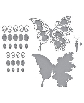 Spellbinders Peacock Butterfly Etched Dies (S6-238)