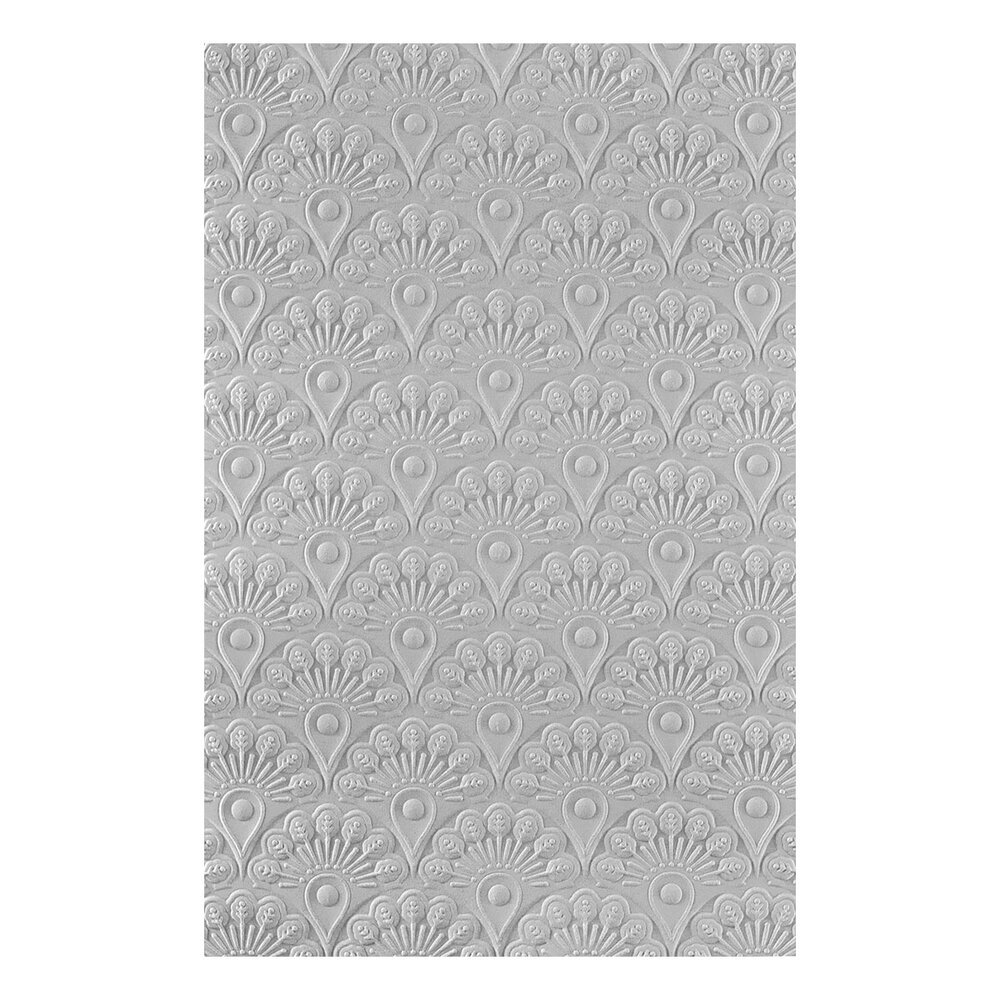 Spellbinders Peacock Motif 3D Embossing Folder (E3D-096) Spellbinders Peacock Motif 3D Embossing Folder (E3D-096)