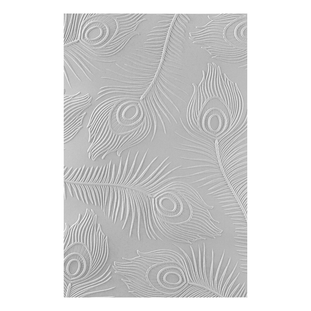 Spellbinders Feather Flourish 3D Embossing Folder (E3D-095) Spellbinders Feather Flourish 3D Embossing Folder (E3D-095)
