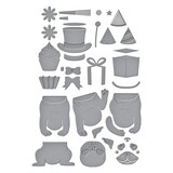 Spellbinders Party Puggles Etched Dies (S5-632)