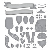 Spellbinders Cheerful Kittens Etched Dies (S4-1342)