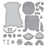 Spellbinders Big Pug Etched Dies (S7-248)