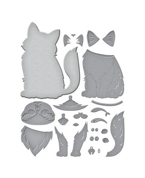 Spellbinders Big Cat Etched Dies (S7-250)