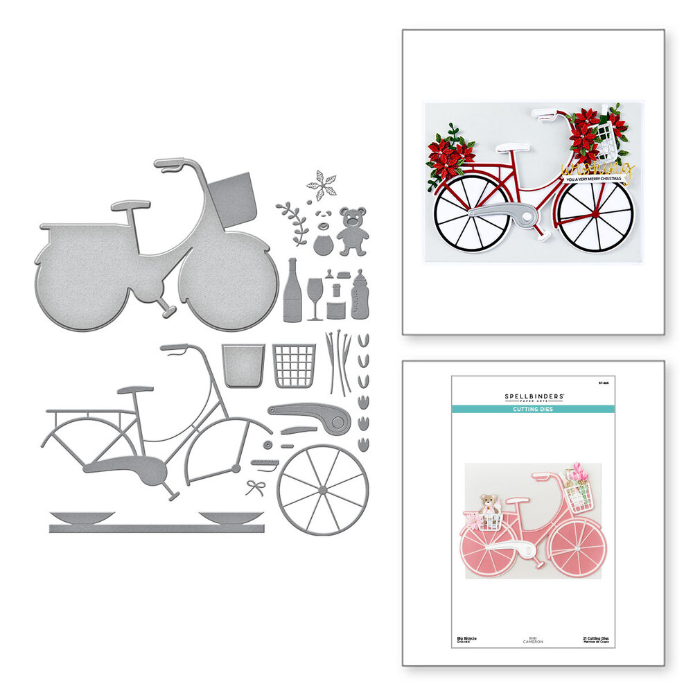Spellbinders Big Bicycle Etched Dies (S7-246) Spellbinders Big Bicycle Etched Dies (S7-246)