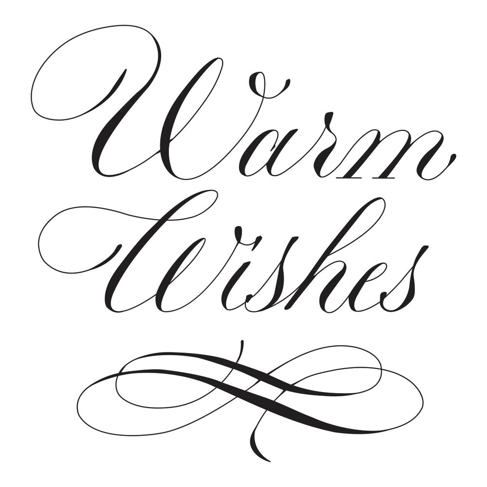 Spellbinders Copperplate Warm Wishes Press Plate (BP-179) Spellbinders Copperplate Warm Wishes Press Plate (BP-179)