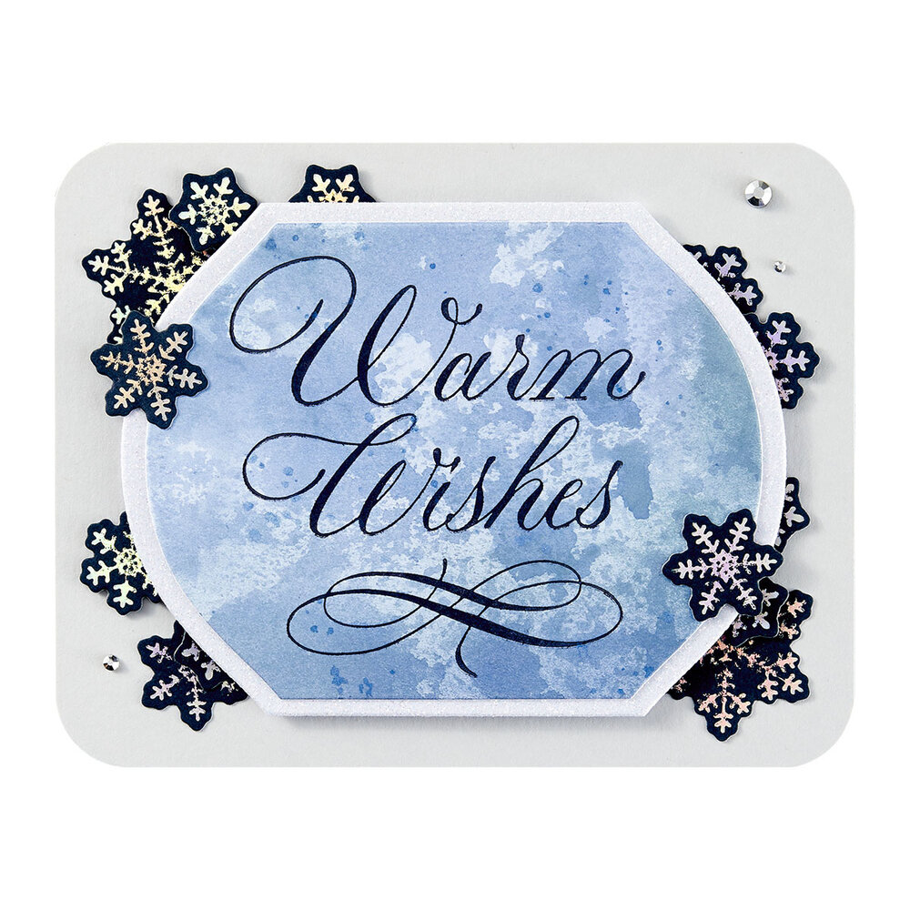 Spellbinders Copperplate Warm Wishes Press Plate (BP-179) Spellbinders Copperplate Warm Wishes Press Plate (BP-179)
