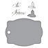 Copperplate Gift Tag Press Plate & Die Set (BP-184) Copperplate Gift Tag Press Plate & Die Set (BP-184)