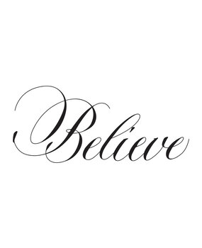 Spellbinders Copperplate Believe Press Plate (BP-183) Spellbinders Copperplate Believe Press Plate (BP-183)