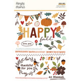 Simple Stories Cider & Donuts Rub Ons (22931) (OUTLET)