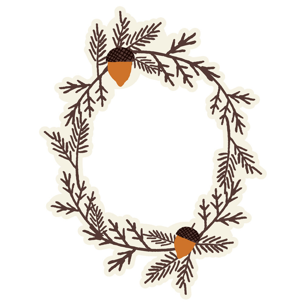 Simple Stories Cider & Donuts Chipboard Frames (22924)