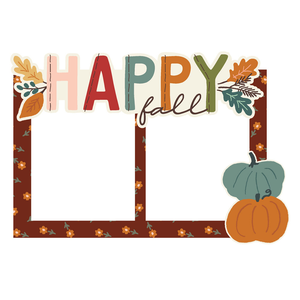 Simple Stories Cider & Donuts Chipboard Frames (22924)