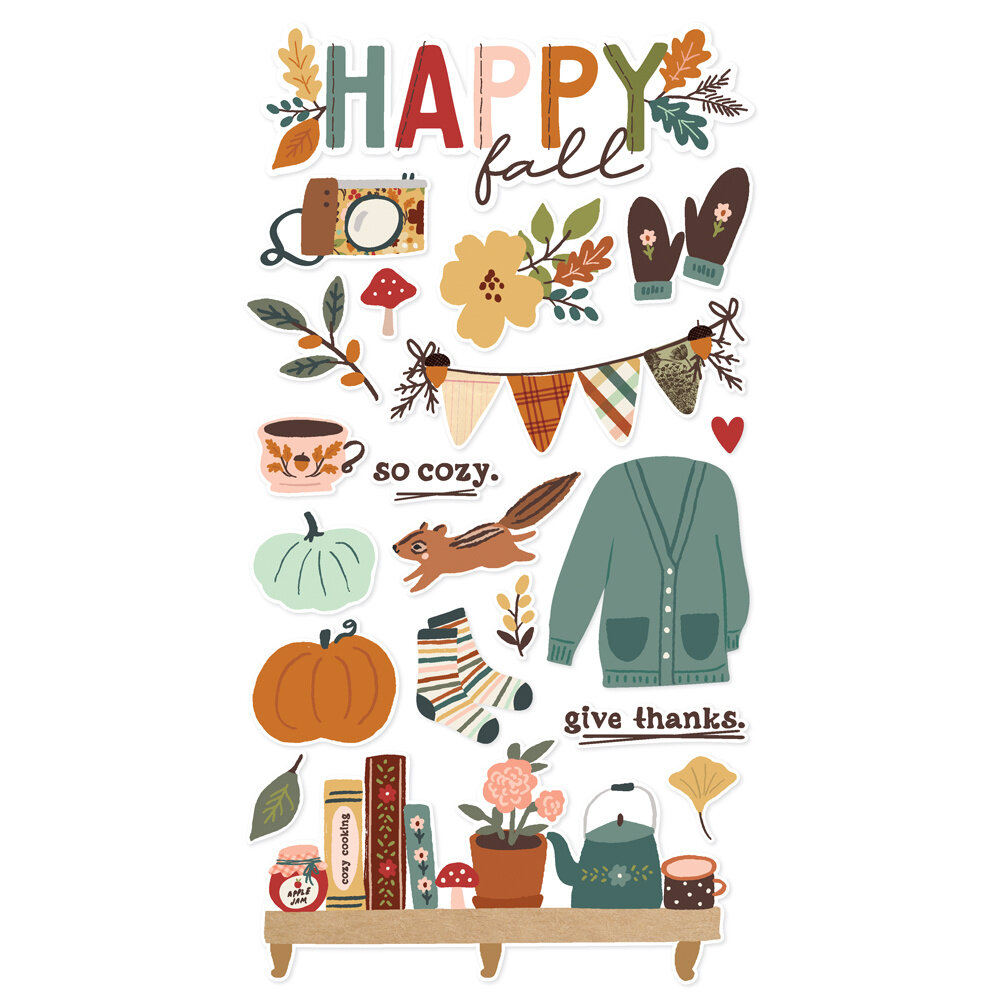 Simple Stories Cider & Donuts Chipboard (22917) (OUTLET)