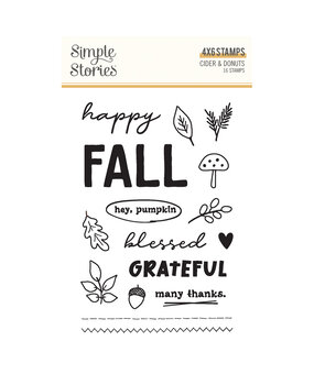 Simple Stories Cider & Donuts Stamps (22916) (OUTLET)