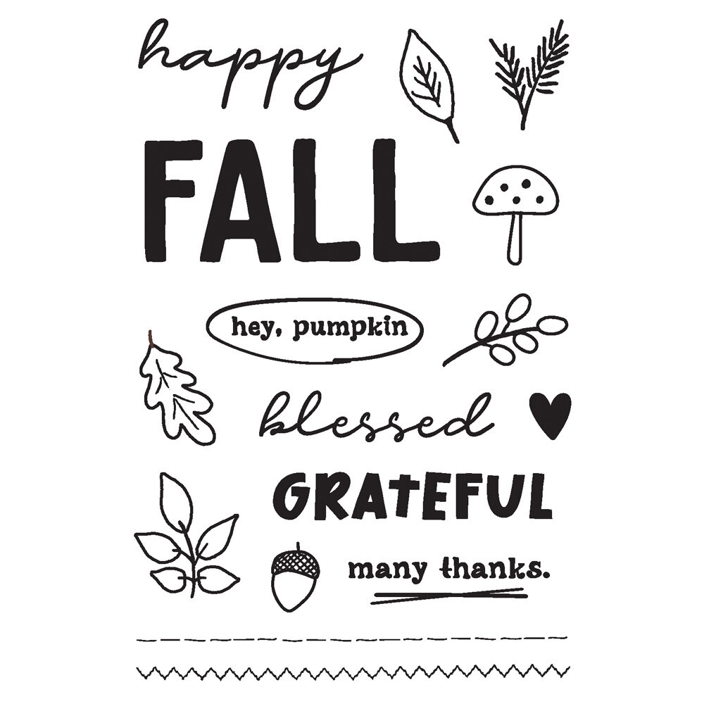 Simple Stories Cider & Donuts Stamps (22916)