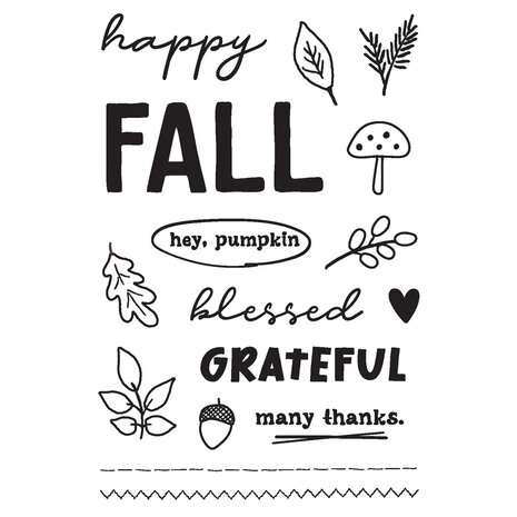 Simple Stories Cider & Donuts Stamps (22916)