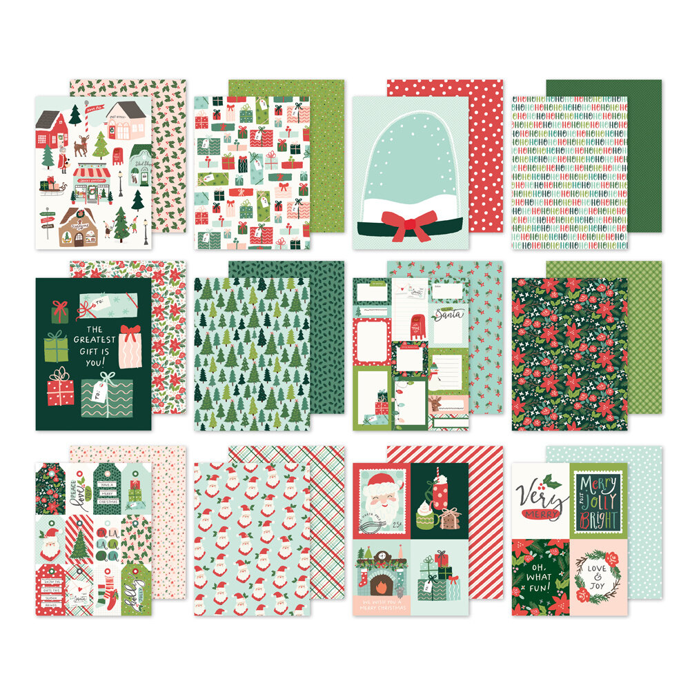 Simple Stories Santa's Village 6x8 Inch Paper Pad (23015) Simple Stories Santa's Village 6x8 Inch Paper Pad (23015)