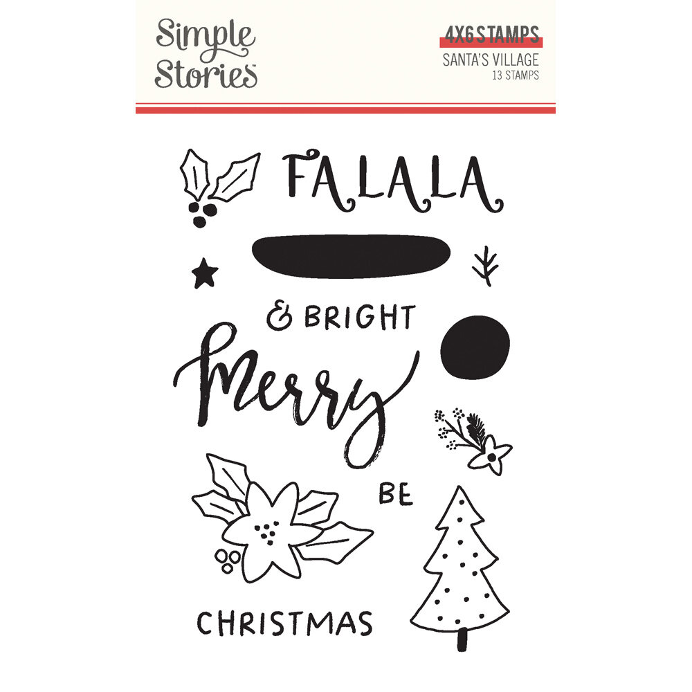 Simple Stories Santa's Village Stamps (23016)