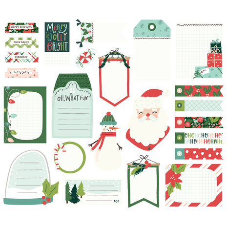 Simple Stories Santa's Village Journal Bits & Pieces (23019)