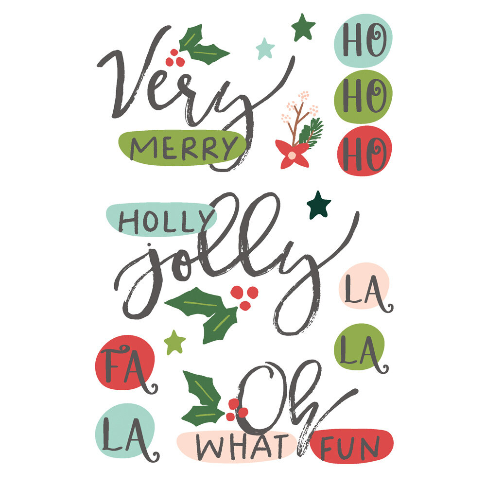 Simple Stories Santa's Village Sticker Book (23022) (OUTLET)