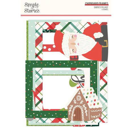 Simple Stories Santa's Village Chipboard Frames (23023)