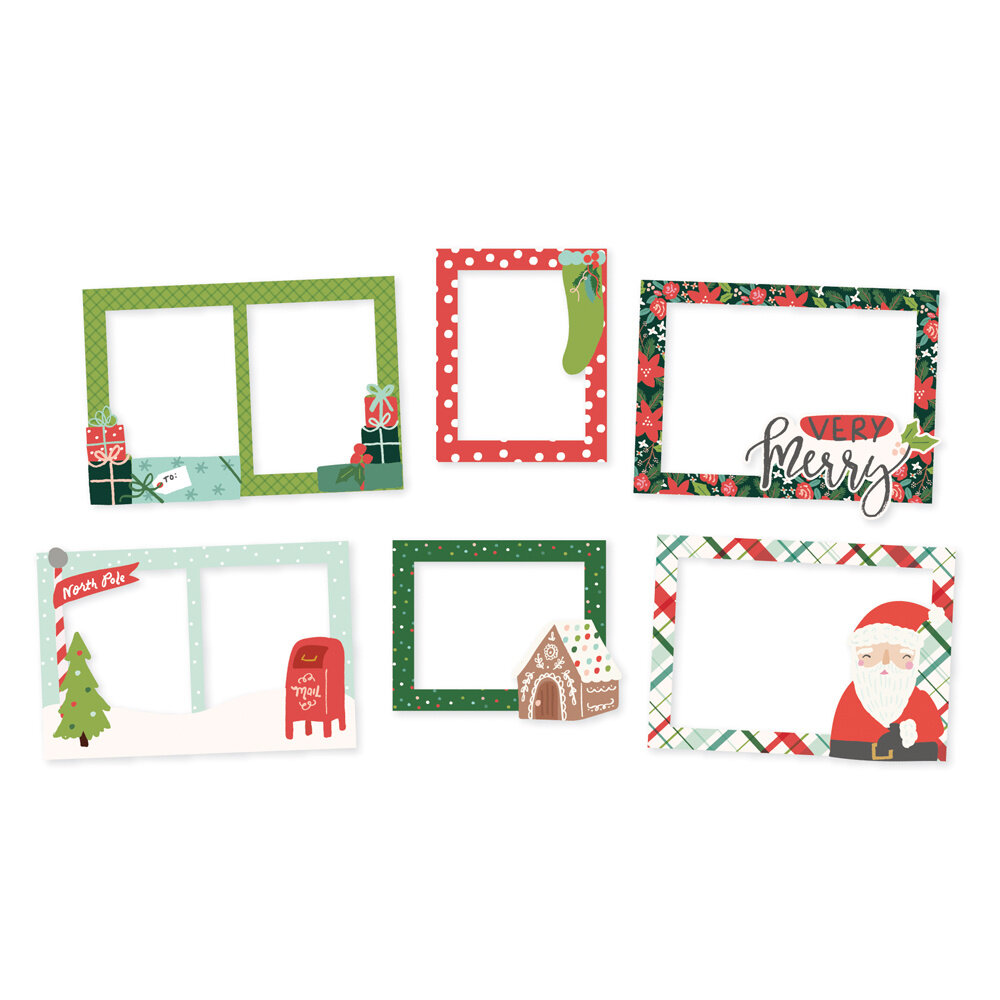 Simple Stories Santa's Village Chipboard Frames (23023)