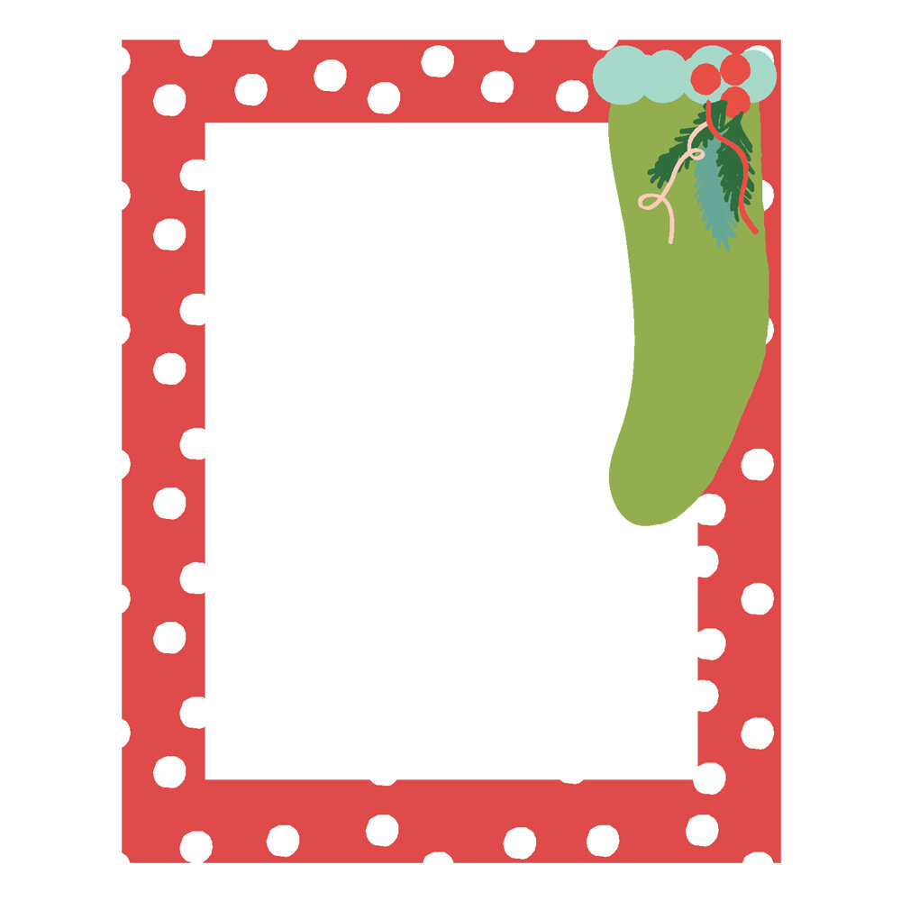 Simple Stories Santa's Village Chipboard Frames (23023)
