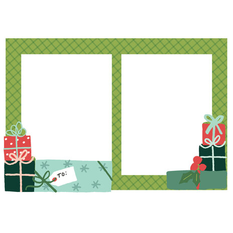 Simple Stories Santa's Village Chipboard Frames (23023)