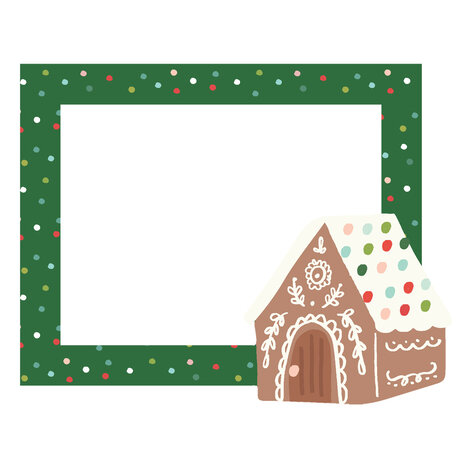 Simple Stories Santa's Village Chipboard Frames (23023)