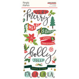Simple Stories Santa's Village Foam Stickers (23024)