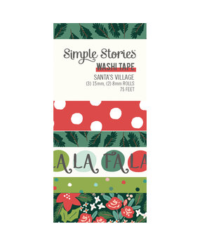 Simple Stories Santa's Village Washi Tape (23028)