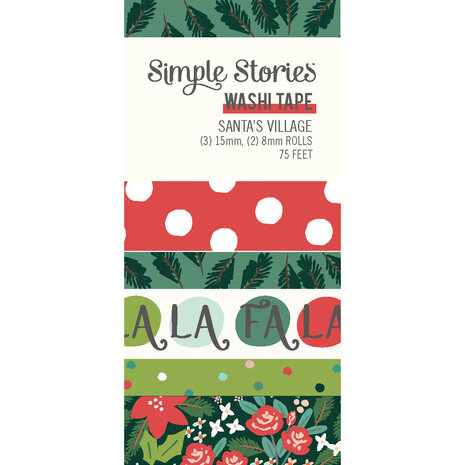 Simple Stories Santa's Village Washi Tape (23028)